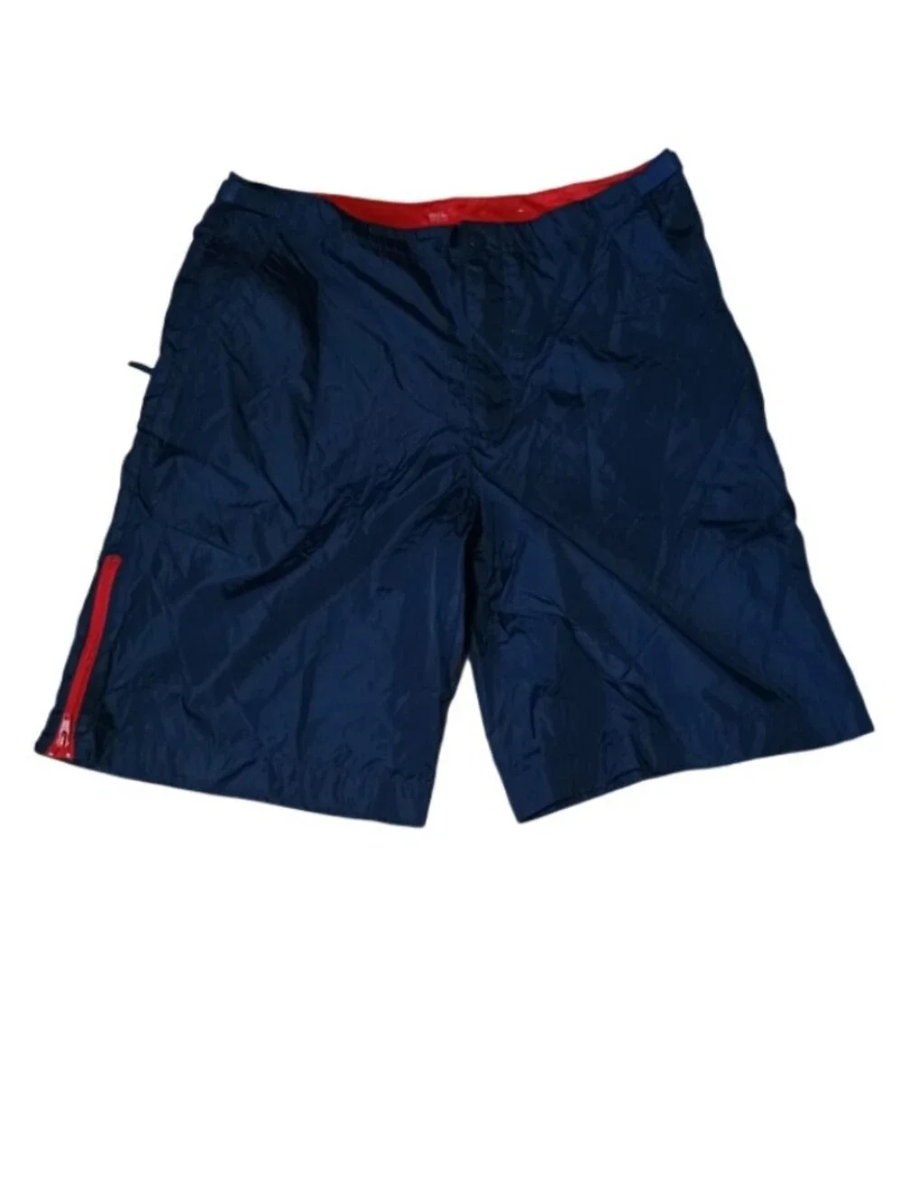 Mossimo Supply Co. Navy Swim Shorts with Red Accents